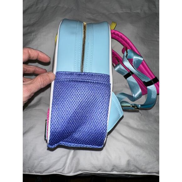 Disney's Mousercise Loungefly Backpack, GUC - Picture 3 of 6